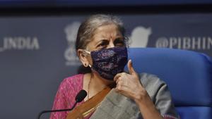 Union finance minister Nirmala Sitharaman.(Ajay Aggarwal /HT PHOTO) Union finance minister Nirmala Sitharaman.(Ajay Aggarwal /HT PHOTO)