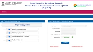 ICAR AIEEA, AICE answer key 2020.(Screengrab) ICAR AIEEA, AICE answer key 2020.(Screengrab)
