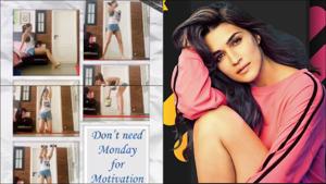 Kriti Sanon brushes aside mid-week blues with latest fitness video(Instagram/kritisanon) Kriti Sanon brushes aside mid-week blues with latest fitness video(Instagram/kritisanon)