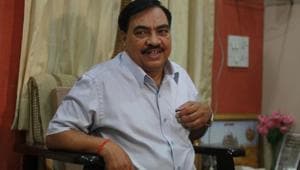 Eknath Khadse.(HT Archive) Eknath Khadse.(HT Archive)