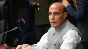 Defence Minister Rajnath Singh may also visit the forward locations where India has deployed a large number of men and tanks to prevent any possible attempt of infiltration by the Chinese.(AP file photo) Defence Minister Rajnath Singh may also visit the forward locations where India has deployed a large number of men and tanks to prevent any possible attempt of infiltration by the Chinese.(AP file photo)