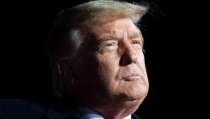 US President Donald Trump addresses supporters during a Make America Great Again rally as he campaigns at Erie International Airport in Erie, Pennsylvania, on October 20.(AFP) US President Donald Trump addresses supporters during a Make America Great Again rally as he campaigns at Erie International Airport in Erie, Pennsylvania, on October 20.(AFP)