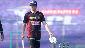 IPL 2020: Eoin Morgan top scored with 30.(Twitter) IPL 2020: Eoin Morgan top scored with 30.(Twitter)