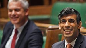Britain's Chancellor of the Exchequer Rishi Sunak in the House of Commons.(AFP) Britain's Chancellor of the Exchequer Rishi Sunak in the House of Commons.(AFP)
