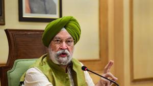 Union minister Hardeep Singh Puri had earlier said foreign carriers won’t be allowed if they come in the way of the Indian carriers.(PTI) Union minister Hardeep Singh Puri had earlier said foreign carriers won’t be allowed if they come in the way of the Indian carriers.(PTI)
