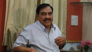 Eknath Khadse.(Hindustan Times) Eknath Khadse.(Hindustan Times)