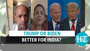 <p>The second and final debate between US Presidential election candidates Donald Trump and Joe Biden saw better articulation of their views and policy visions, but one area which didn't see much discussion was foreign policy. India was mentioned just once by Trump, when he called the country's air 'filthy' while commenting on climate change commitments. So which would be better for India - a continuation of the Trump administration in the White House, or the victory of challenger Biden? One big factor in the equation would be the next US government's attitude towards China. While Trump has been increasingly confrontational with Beijing, experts feel that Biden may adopt a less aggressive strategy. Former Indian ambassador to the US, Meera Shankar and Foreign Editor, Hindustan Times Pramit Palchaudhuri discuss the question with Hindustan Times' Aditi Prasad.</p>