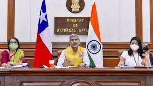 The four countries - India, Australia, US, Japan - in the Quad had come together because they find it useful to consult on issues of mutual interest, said S Jaishankar. (Photo @DrSJaishankar) The four countries - India, Australia, US, Japan - in the Quad had come together because they find it useful to consult on issues of mutual interest, said S Jaishankar. (Photo @DrSJaishankar)