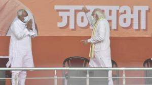 Prime Minister Narendra Modi at an election gathering in Sasaram. (Photo by Parwaz Khan / Hindustan Times) Prime Minister Narendra Modi at an election gathering in Sasaram. (Photo by Parwaz Khan / Hindustan Times)