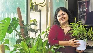 Anindita Chakrabarty, 35, a data scientist in Mumbai, says she’s spending part of her travel budget on plants. “My holidays were mainly among nature and among wildlife. Now, when I walk through a room filled with plants, I feel like I have managed to find a substitute in the pandemic,” she says. Anindita Chakrabarty, 35, a data scientist in Mumbai, says she’s spending part of her travel budget on plants. “My holidays were mainly among nature and among wildlife. Now, when I walk through a room filled with plants, I feel like I have managed to find a substitute in the pandemic,” she says.