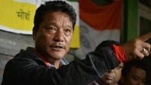 Bimal Gurung says his faction will decide on alliance for 2024 Lok Sabha polls after assessing which party is supporting their cause.(AFP Photo/File) Bimal Gurung says his faction will decide on alliance for 2024 Lok Sabha polls after assessing which party is supporting their cause.(AFP Photo/File)