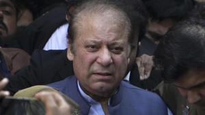Former Pakistani Prime Minister Nawaz Sharif, the 70-year-old supremo of the Pakistan Muslim League (Nawaz) was ousted from power in 2017 by the Supreme Court on corruption charges.(AP file photo) Former Pakistani Prime Minister Nawaz Sharif, the 70-year-old supremo of the Pakistan Muslim League (Nawaz) was ousted from power in 2017 by the Supreme Court on corruption charges.(AP file photo)