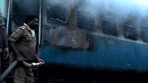 The fire was contained to the power coach of the air conditioned train parked at the Mahalaxmi car shed.(AFP Photo/File/Representative use) The fire was contained to the power coach of the air conditioned train parked at the Mahalaxmi car shed.(AFP Photo/File/Representative use)