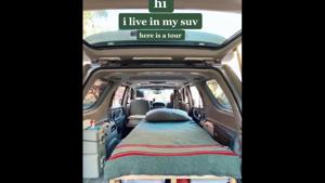 Nathaniel Wise started his road trip on 2018 and he now lives in him neat home-like setup inside his SUV.(Instagram/@nathanielwise) Nathaniel Wise started his road trip on 2018 and he now lives in him neat home-like setup inside his SUV.(Instagram/@nathanielwise)