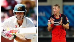 Matthew Hayden and Chris Morris.(Getty/PTI) Matthew Hayden and Chris Morris.(Getty/PTI)