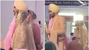 Neha Kakkar and Rohanpreet Singh got married at a gurudwara in Delhi. Neha Kakkar and Rohanpreet Singh got married at a gurudwara in Delhi.