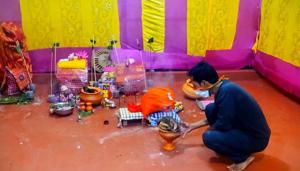 Established in 1953, the Tarun Sangha Club located at Dhaleswar in Agartala took the initiative this year to express sympathy to the bereaved family members of three persons, including the club’s former secretary, who died of Covid-19 in the neighbourhood.(Sourced) Established in 1953, the Tarun Sangha Club located at Dhaleswar in Agartala took the initiative this year to express sympathy to the bereaved family members of three persons, including the club’s former secretary, who died of Covid-19 in the neighbourhood.(Sourced)