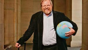 Bryson is a numbers guy, but not the dreadful kind. In his most recent book, The Body, for instance, he pointed out that if you laid all your DNA end to end, it would stretch beyond the orbit of Pluto. “Think of it,” he wrote, “there is enough of you to leave the solar system.”((Fairfax Media via Getty Images) Bryson is a numbers guy, but not the dreadful kind. In his most recent book, The Body, for instance, he pointed out that if you laid all your DNA end to end, it would stretch beyond the orbit of Pluto. “Think of it,” he wrote, “there is enough of you to leave the solar system.”((Fairfax Media via Getty Images)