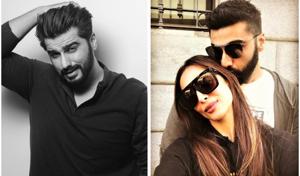 Malaika Arora seems to love Arjun Kapoor’s messy hair look. Malaika Arora seems to love Arjun Kapoor’s messy hair look.