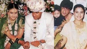 Shah Rukh Khan had attended Kajol’s mehendi ceremony and still remembers her wedding anniversary. Shah Rukh Khan had attended Kajol’s mehendi ceremony and still remembers her wedding anniversary.