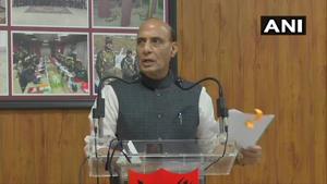 Rajnath Singh is on a two-day visit to Sikkim and West Bengal.(ANI Photo) Rajnath Singh is on a two-day visit to Sikkim and West Bengal.(ANI Photo)
