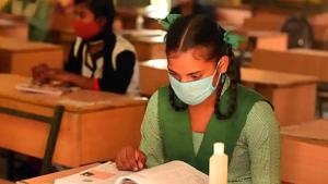 According to the standard operating procedure (SOP) issued by chief secretary Om Prakash, schools outside containment zones in the state will open from November 2.(HT PHOTO.) According to the standard operating procedure (SOP) issued by chief secretary Om Prakash, schools outside containment zones in the state will open from November 2.(HT PHOTO.)