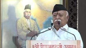 Rashtriya Swayamsevak Sangh (RSS) chief Mohan Bhagwat.(ANI) Rashtriya Swayamsevak Sangh (RSS) chief Mohan Bhagwat.(ANI)