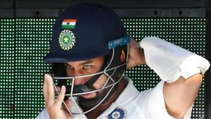 Cheteshwar Pujara of India walks out to bat during day two of the Third Test match in the series between Australia and India at Melbourne Cricket Ground.(Getty Images) Cheteshwar Pujara of India walks out to bat during day two of the Third Test match in the series between Australia and India at Melbourne Cricket Ground.(Getty Images)
