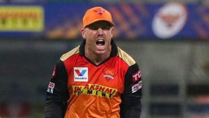 Skipper David Warner of Sunrisers Hyderabad.(PTI) Skipper David Warner of Sunrisers Hyderabad.(PTI)