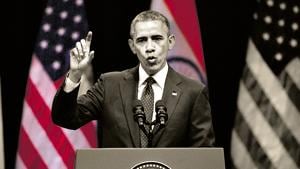 It is four years since Barack Obama left office, but he continues to be one of the most expensive speakers on the circuit(Hindustan Times) It is four years since Barack Obama left office, but he continues to be one of the most expensive speakers on the circuit(Hindustan Times)