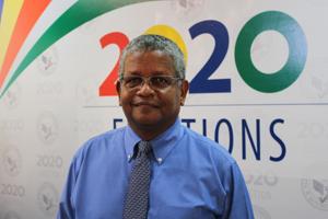 Seychelles newly elected President Wavel Ramkalawan, poses for a photo after the just concluded presidential and legislative elections in Victoria, Seychelles on October 25,2020.(AFP) Seychelles newly elected President Wavel Ramkalawan, poses for a photo after the just concluded presidential and legislative elections in Victoria, Seychelles on October 25,2020.(AFP)