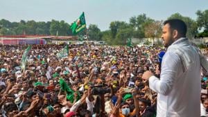 RJD’s Rajavallabh Yadav had won from Nawada in 2015 Bihar assembly election by defeating Rashtriya Lok Samta Party’s (RLSP) Indradeo Prasad(PTI) RJD’s Rajavallabh Yadav had won from Nawada in 2015 Bihar assembly election by defeating Rashtriya Lok Samta Party’s (RLSP) Indradeo Prasad(PTI)