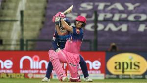 Ben Stokes of Rajasthan Royals plays a shot during match 45 of season 13 of the Dream 11 Indian Premier League (IPL). Photo by: Vipin Pawar / Sportzpics for BCCI Ben Stokes of Rajasthan Royals plays a shot during match 45 of season 13 of the Dream 11 Indian Premier League (IPL). Photo by: Vipin Pawar / Sportzpics for BCCI