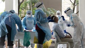 Malaysia’s coronavirus cases doubled to more than 26,000 in just three weeks following a new outbreak, mainly in Sabah state on Borneo island.(AP Photo) Malaysia’s coronavirus cases doubled to more than 26,000 in just three weeks following a new outbreak, mainly in Sabah state on Borneo island.(AP Photo)