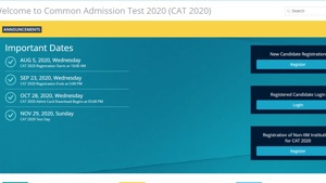 CAT admit card 2020.(Screengrab) CAT admit card 2020.(Screengrab)
