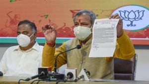In picture - Delhi BJP party president Adesh Gupta in a press conference. The seven-day campaign was launched by the Delhi BJP on Saturday to make people aware of the need to follow precautions like wearing face cover and maintain social distancing.(PTI Photo. Representational Image.) In picture - Delhi BJP party president Adesh Gupta in a press conference. The seven-day campaign was launched by the Delhi BJP on Saturday to make people aware of the need to follow precautions like wearing face cover and maintain social distancing.(PTI Photo. Representational Image.)