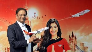 Ajay Singh, Chairman & Managing Director, SpiceJet during a press conference in Gurugram.(ANI photo) Ajay Singh, Chairman & Managing Director, SpiceJet during a press conference in Gurugram.(ANI photo)