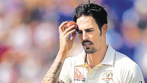 Mitchell Johnson of Australia prepares to bowl during day three of the 1st Investec Ashes Test match between England and Australia at SWALEC Stadium.(Getty Images) Mitchell Johnson of Australia prepares to bowl during day three of the 1st Investec Ashes Test match between England and Australia at SWALEC Stadium.(Getty Images)