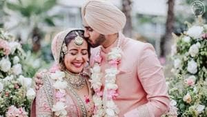 Singer Neha Kakkar married Rohanpreet Singh on October 24, 2020 in Delhi. Singer Neha Kakkar married Rohanpreet Singh on October 24, 2020 in Delhi.