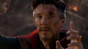 Benedict Cumberbatch as Doctor Strange in a still from Avengers: Endgame.