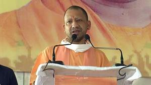 Uttar Pradesh chief minister Yogi Adityanath addresses an election rally.(File photo) Uttar Pradesh chief minister Yogi Adityanath addresses an election rally.(File photo)