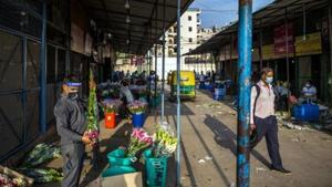 Activity in India’s dominant services sector continued to recover, with the main index rising to 49.8 in September from 41.8 in August.(Bloomberg) Activity in India’s dominant services sector continued to recover, with the main index rising to 49.8 in September from 41.8 in August.(Bloomberg)