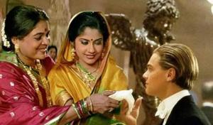 Renuka Shahane, Reema Lagoo and Leonardo DiCaprio feature in viral Hum Aapke Hain Koun meets Titanic meme. Renuka Shahane, Reema Lagoo and Leonardo DiCaprio feature in viral Hum Aapke Hain Koun meets Titanic meme.