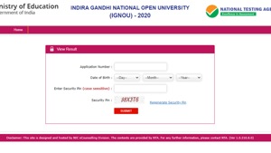 IGNOU OPENMAT and PhD entrance results 2020.(Screengrab) IGNOU OPENMAT and PhD entrance results 2020.(Screengrab)