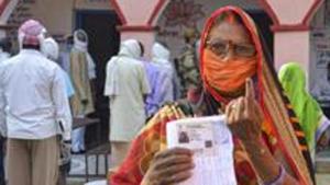 The first phase of Bihar assembly elections 2020 for 71 seats held on October 28 saw a voter turnout of 54.26%.(PTI file photo) The first phase of Bihar assembly elections 2020 for 71 seats held on October 28 saw a voter turnout of 54.26%.(PTI file photo)