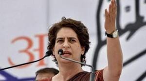 Tagging the video statement of Mayawati, Congress General Secretary in-charge UP Priyanka Gandhi tweeted in Hindi, “Is there anything left (to be said) after this?”(PTI) Tagging the video statement of Mayawati, Congress General Secretary in-charge UP Priyanka Gandhi tweeted in Hindi, “Is there anything left (to be said) after this?”(PTI)