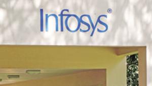 Employees walk past an Infosys logo at the campus of Infosys Ltd. at the Electronics City area in Bengaluru.(Bloomberg File Photo) Employees walk past an Infosys logo at the campus of Infosys Ltd. at the Electronics City area in Bengaluru.(Bloomberg File Photo)