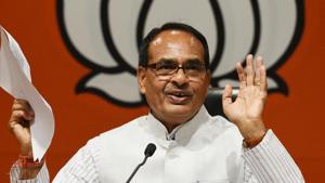 On October 22, chief minister Shivraj Singh Chouhan announced free vaccines for the state during an election meeting in Gwalior.(Raj K Raj/HT File Photo) On October 22, chief minister Shivraj Singh Chouhan announced free vaccines for the state during an election meeting in Gwalior.(Raj K Raj/HT File Photo)