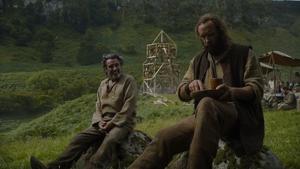 Ian McShane and Rory McCann in a still from Game of Thrones. Ian McShane and Rory McCann in a still from Game of Thrones.