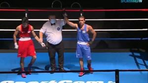 Amit Panghal after winning his first round bout in Alexis Vastine International Boxing tournament Nantes, France Amit Panghal after winning his first round bout in Alexis Vastine International Boxing tournament Nantes, France